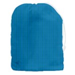 Blue Lego Texture Macro, Blue Dots Background, Lego Drawstring Pouch (3XL)