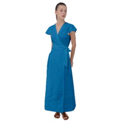 Flutter Sleeve Maxi Dress 