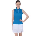 Blue Lego Texture Macro, Blue Dots Background, Lego Women s Sleeveless Polo T-Shirt