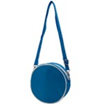 Blue Lego Texture Macro, Blue Dots Background, Lego Crossbody Circle Bag