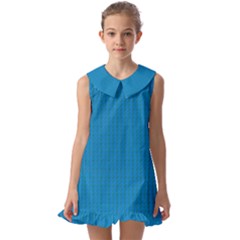 Kids  Pilgrim Collar Ruffle Hem Dress 