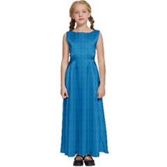 Kids  Satin Sleeveless Maxi Dress 