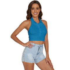 Backless Halter Cami Shirt 