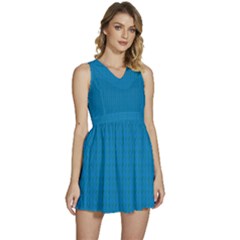 Sleeveless High Waist Mini Dress 