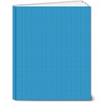 Blue Lego Texture Macro, Blue Dots Background, Lego 8  x 10  Softcover Notebook