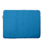 Blue Lego Texture Macro, Blue Dots Background, Lego 15  Vertical Laptop Sleeve Case With Pocket