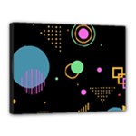 Colartive, Aesthetic, Amoled, Black, Colorful, Desenho Canvas 16  x 12  (Stretched)