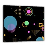 Colartive, Aesthetic, Amoled, Black, Colorful, Desenho Canvas 24  x 20  (Stretched)