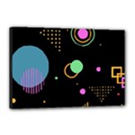 Colartive, Aesthetic, Amoled, Black, Colorful, Desenho Canvas 18  x 12  (Stretched)