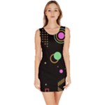 Colartive, Aesthetic, Amoled, Black, Colorful, Desenho Bodycon Dress