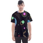 Colartive, Aesthetic, Amoled, Black, Colorful, Desenho Men s Sport Mesh T-Shirt