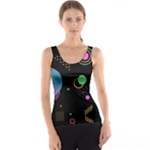 Colartive, Aesthetic, Amoled, Black, Colorful, Desenho Women s Basic Tank Top