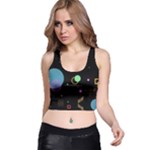 Colartive, Aesthetic, Amoled, Black, Colorful, Desenho Racer Back Crop Top