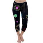 Colartive, Aesthetic, Amoled, Black, Colorful, Desenho Capri Winter Leggings 