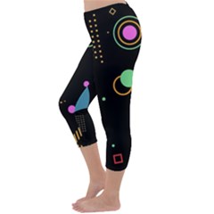 Capri Winter Leggings  Back