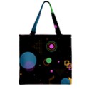 Zipper Grocery Tote Bag 