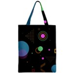 Colartive, Aesthetic, Amoled, Black, Colorful, Desenho Zipper Classic Tote Bag