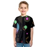 Colartive, Aesthetic, Amoled, Black, Colorful, Desenho Kids  Sport Mesh T-Shirt