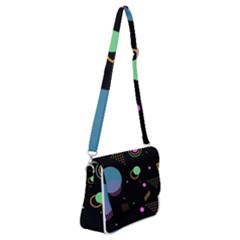 Shoulder Bag with Back Zipper 