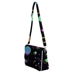 Shoulder Bag with Back Zipper 