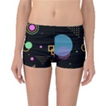 Colartive, Aesthetic, Amoled, Black, Colorful, Desenho Boyleg Bikini Bottoms