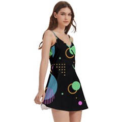 Body Wrap Sleeveless V-Neck Mini Dress 