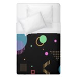 Colartive, Aesthetic, Amoled, Black, Colorful, Desenho Duvet Cover (Single Size)