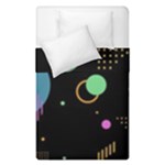 Colartive, Aesthetic, Amoled, Black, Colorful, Desenho Duvet Cover Double Side (Single Size)