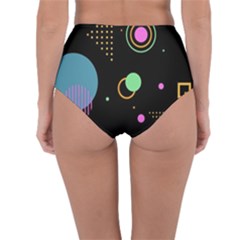 Reversible High-Waist Bikini Bottoms 