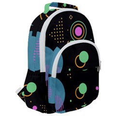 Rounded Multi Pocket Backpack 