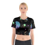 Colartive, Aesthetic, Amoled, Black, Colorful, Desenho Cotton Crop Top