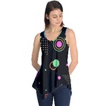 Colartive, Aesthetic, Amoled, Black, Colorful, Desenho Sleeveless Tunic