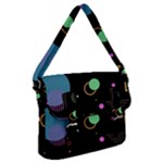 Colartive, Aesthetic, Amoled, Black, Colorful, Desenho Buckle Messenger Bag