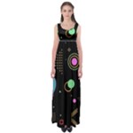 Colartive, Aesthetic, Amoled, Black, Colorful, Desenho Empire Waist Maxi Dress