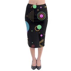 Midi Pencil Skirt 