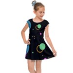 Colartive, Aesthetic, Amoled, Black, Colorful, Desenho Kids  Cap Sleeve Dress