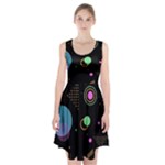 Colartive, Aesthetic, Amoled, Black, Colorful, Desenho Racerback Midi Dress