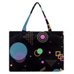 Colartive, Aesthetic, Amoled, Black, Colorful, Desenho Zipper Medium Tote Bag