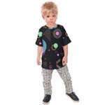 Colartive, Aesthetic, Amoled, Black, Colorful, Desenho Kids  Raglan T-Shirt