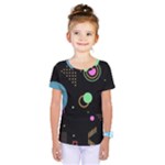 Colartive, Aesthetic, Amoled, Black, Colorful, Desenho Kids  One Piece T-Shirt