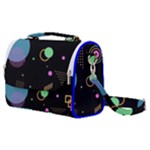 Colartive, Aesthetic, Amoled, Black, Colorful, Desenho Satchel Shoulder Bag