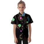 Colartive, Aesthetic, Amoled, Black, Colorful, Desenho Kids  Short Sleeve Shirt