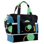 Colartive, Aesthetic, Amoled, Black, Colorful, Desenho Sports Shoulder Bag with Shoes Compartment