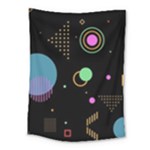 Colartive, Aesthetic, Amoled, Black, Colorful, Desenho Medium Tapestry