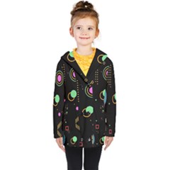 Kids  Double Breasted Button Coat 