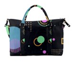 Colartive, Aesthetic, Amoled, Black, Colorful, Desenho Carry-on Travel Shoulder Bag