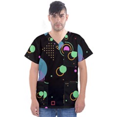 Men s V-Neck Scrub Top 