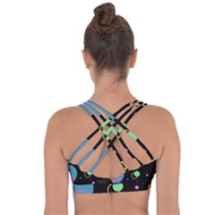 Cross String Back Sports Bra 