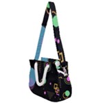 Colartive, Aesthetic, Amoled, Black, Colorful, Desenho Rope Handles Shoulder Strap Bag