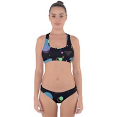 Colartive, Aesthetic, Amoled, Black, Colorful, Desenho Cross Back Hipster Bikini Set from ArtsNow.com